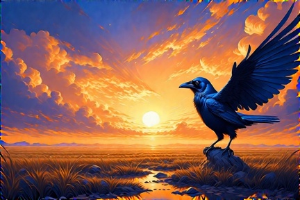 crow Random nude in an absolut (2)