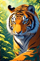 tiger Random in an absolutely  (6) (2)