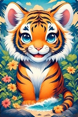 tiger Random in an absolutely  (5) (2)