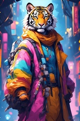 tiger Random in an absolutely  (2) (4)