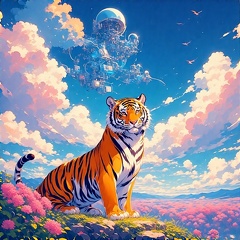 tiger Random in an absolutely  (9)