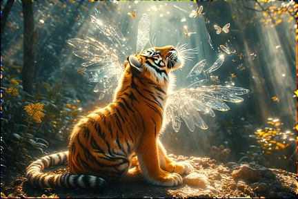 tiger Random nude in an absolu (1)