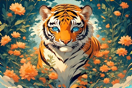 Tiger in an absolutely beautif (4)