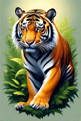 Tiger in an absolutely beautif (3)