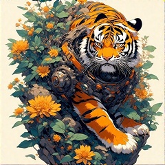 tiger Random in an absolutely  (3)